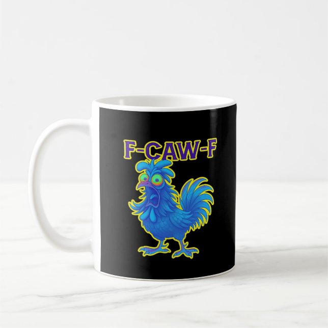 F-Caw-F Chicken Classic Creative Casual Kaffeetasse (Links)