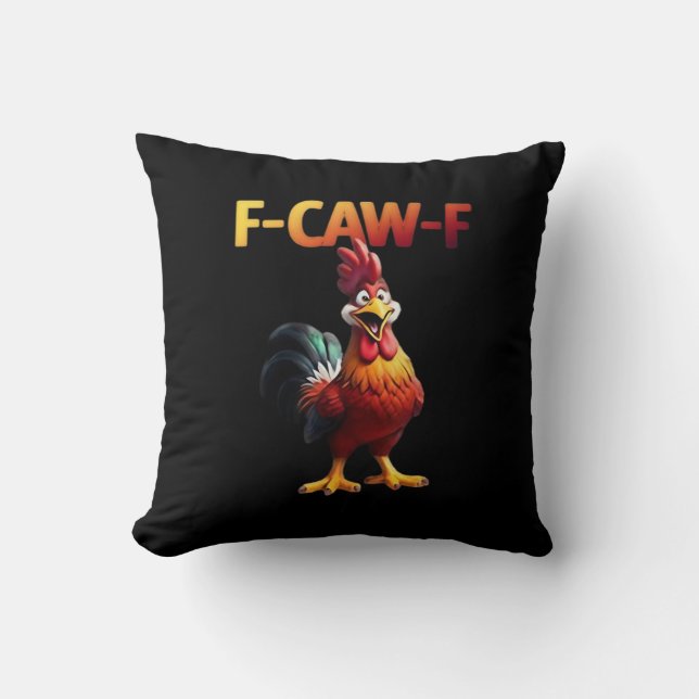 F-Caw-F Chicken Classic Creative Casual Kissen (Vorderseite)