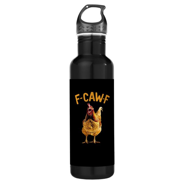 F-Caw-F-Chicken Classic Creative Style Edelstahlflasche (Vorderseite)