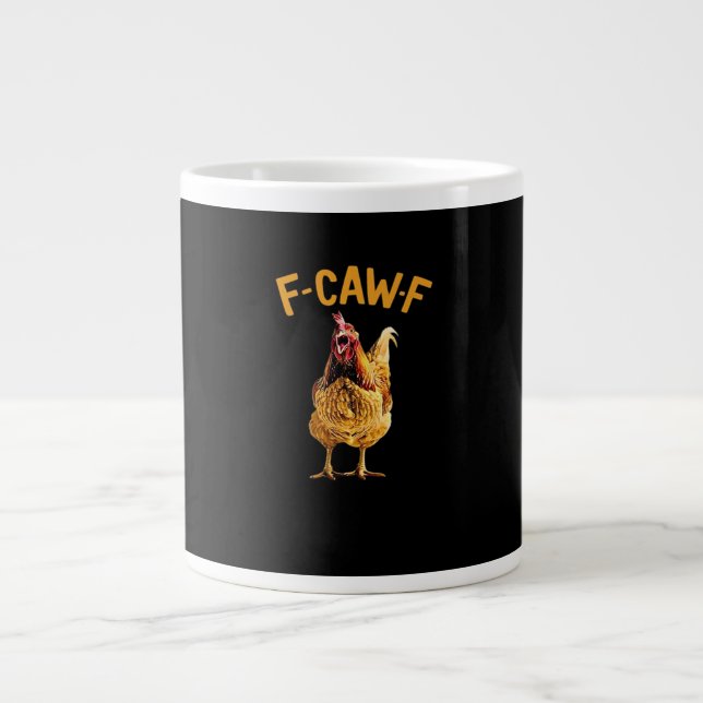F-Caw-F-Chicken Classic Creative Style Jumbo-Tasse (Vorderseite)