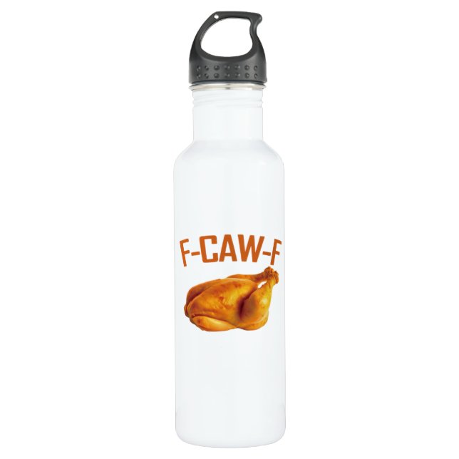 F-Caw-F Chicken Classic Edelstahlflasche (Vorderseite)