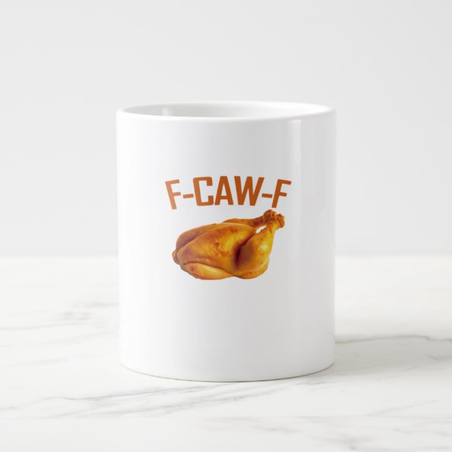 F-Caw-F Chicken Classic Jumbo-Tasse (Vorderseite)