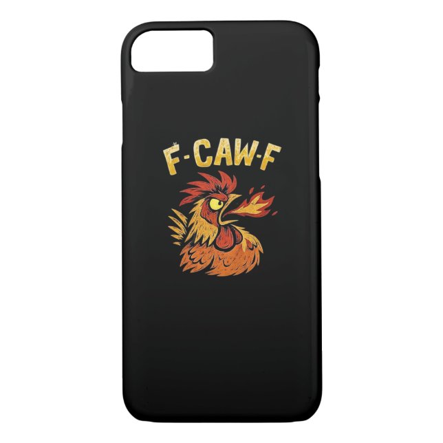 F-Caw-F-Chicken Classic Minimal Clean Case-Mate iPhone Hülle (Rückseite)