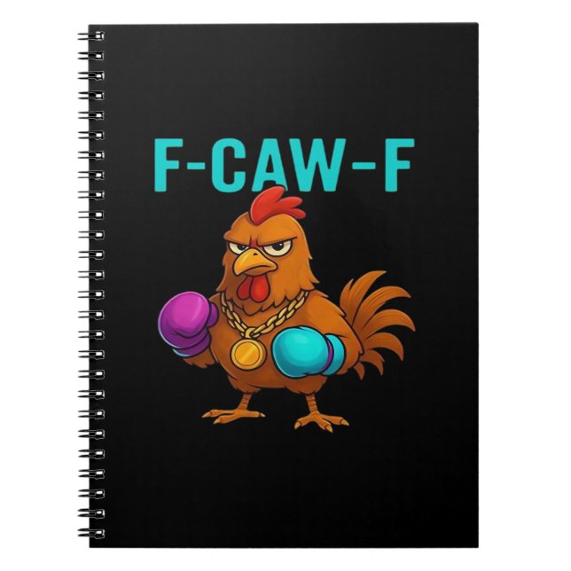 F-Caw-F Chicken Classic Minimal Clean Notizblock (Vorderseite)