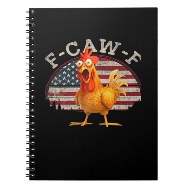 F-Caw-F Chicken Classic Minimal Clean Notizblock (Vorderseite)