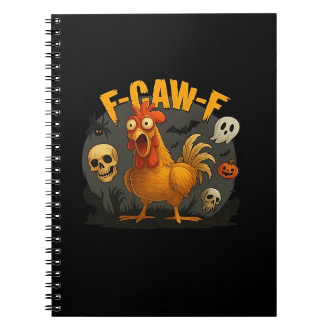 F-Caw-F Chicken Classic Minimal Clean Notizblock (Vorderseite)