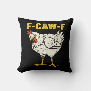 F-Caw-F Chicken Classic Retro Cool Kissen