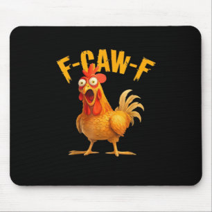 F-Caw-F Chicken Classic Retro-Stil Mousepad