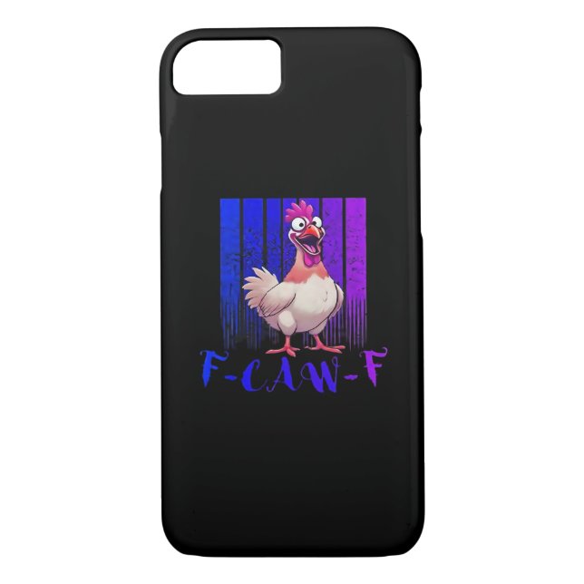 F-Caw-F Chicken Classic Simple Clean Case-Mate iPhone Hülle (Rückseite)