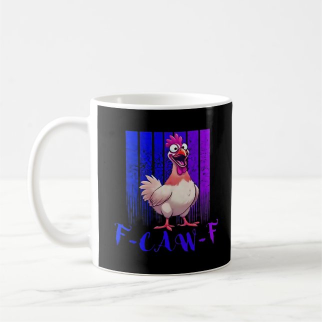 F-Caw-F Chicken Classic Simple Clean Kaffeetasse (Links)