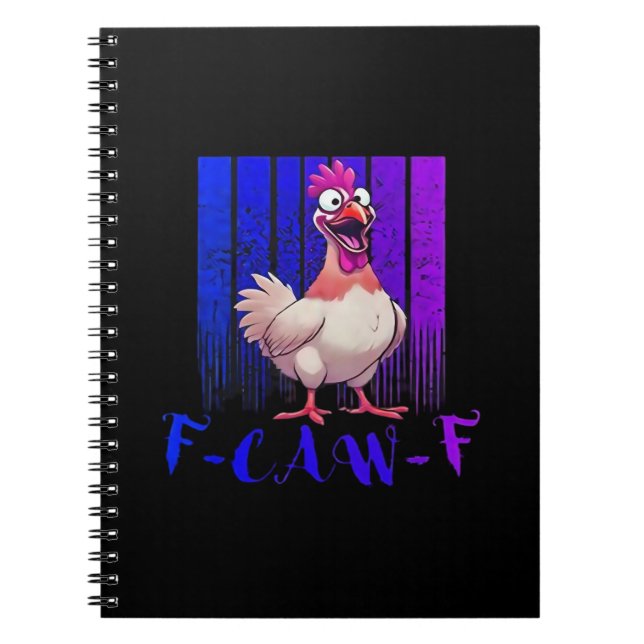 F-Caw-F Chicken Classic Simple Clean Notizblock (Vorderseite)