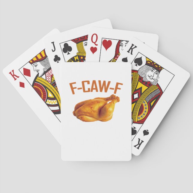 F-Caw-F Chicken Classic Spielkarten (Rückseite)