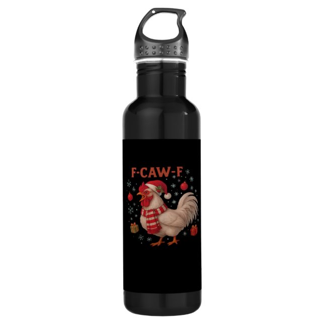 F-Caw-F Chicken Classic Trendy Casual Edelstahlflasche (Vorderseite)