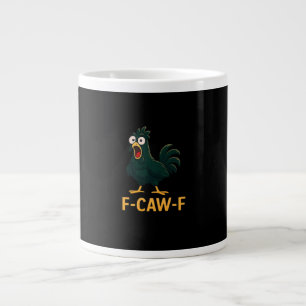 F-Caw-F Chicken Classic Vintage-Stil Jumbo-Tasse
