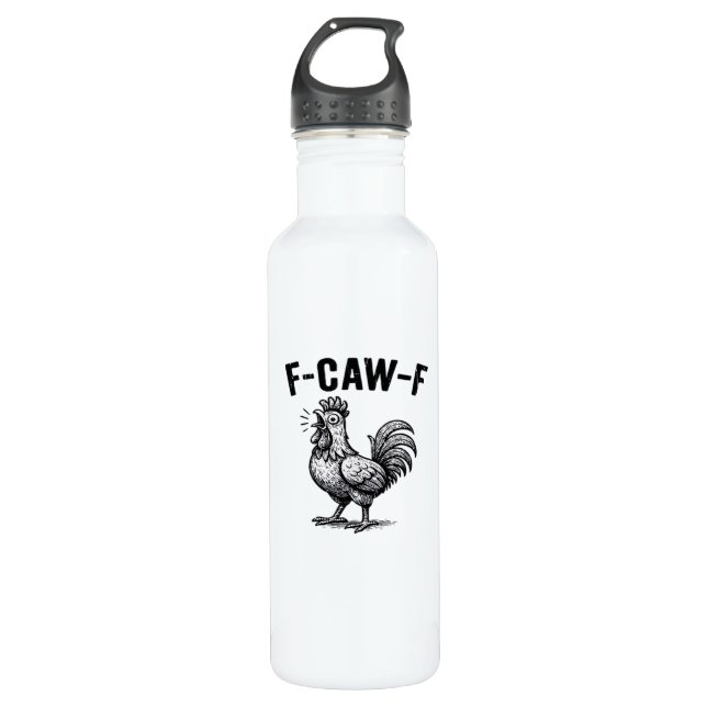 F-Caw-F Chicken Creative Casual Edelstahlflasche (Vorderseite)