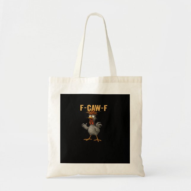 F-Caw-F Chicken Essential Aesthetic Casual Tragetasche (Vorne)