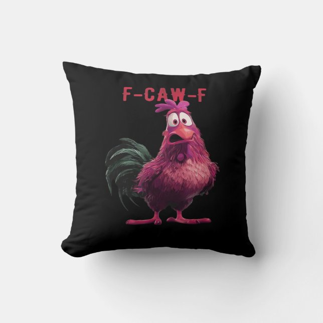 F-Caw-F-Chicken Essential Aesthetic Unique Kissen (Vorderseite)