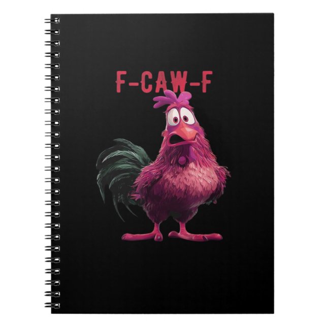 F-Caw-F-Chicken Essential Aesthetic Unique Notizblock (Vorderseite)