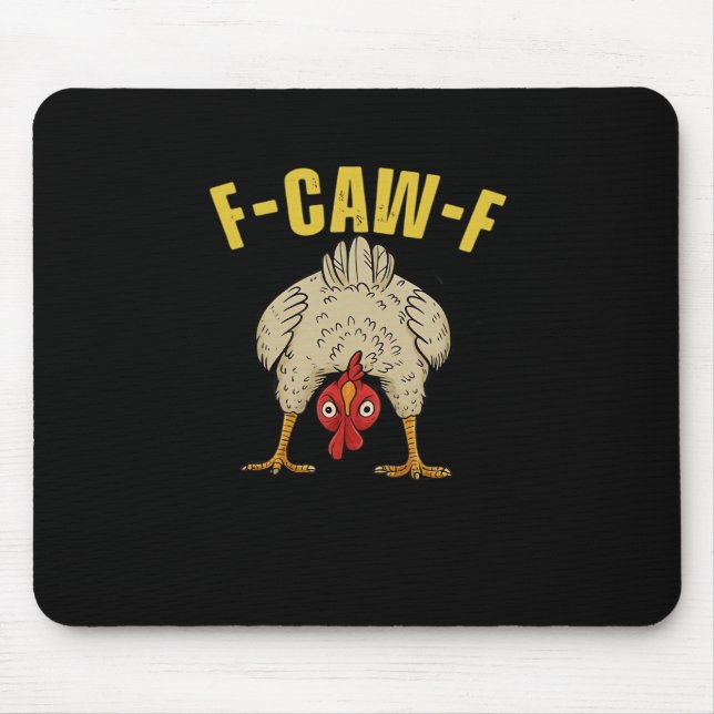 F-Caw-F-Chicken Essential Art Graphic Mousepad (Vorne)