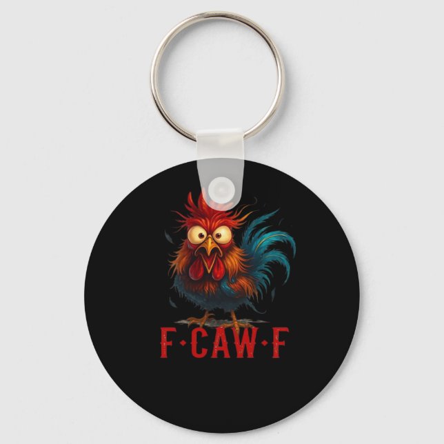 F-Caw-F Chicken Essential Basic Style Schlüsselanhänger (Vorderseite)