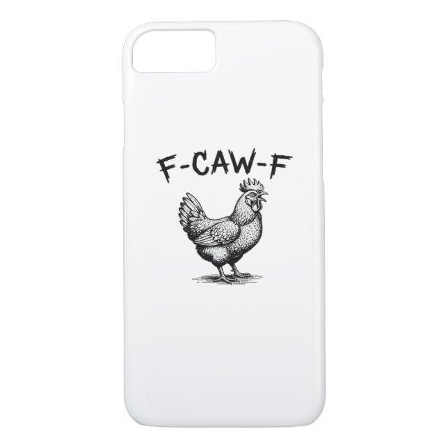 F-Caw-F Chicken Essential Case-Mate iPhone Hülle (Rückseite)