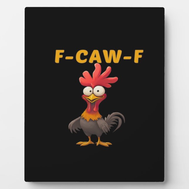 F-Caw-F-Chicken Essential Classic Aesthetic Unique Fotoplatte (Vorderseite)