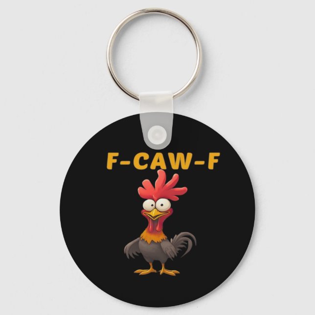 F-Caw-F-Chicken Essential Classic Aesthetic Unique Schlüsselanhänger (Vorderseite)