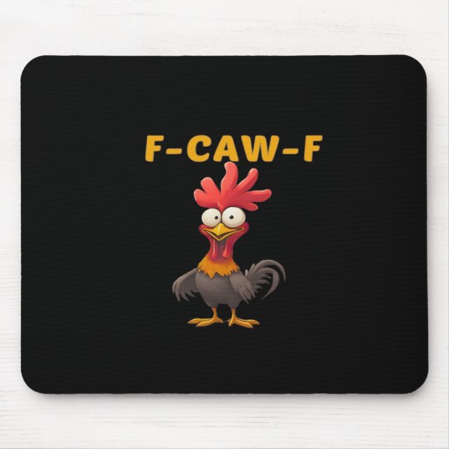F-Caw-F-Chicken Essential Classic Ästhetik Einziga Mousepad (Vorne)