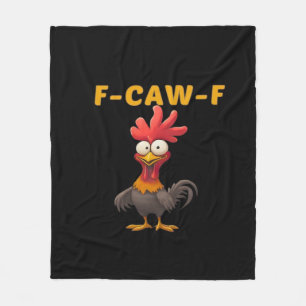 F-Caw-F-Chicken Essential Classic Ästhetisch Einzi Fleecedecke