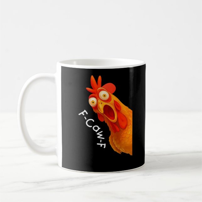 F-Caw-F Chicken Essential Classic Retro Kaffeetasse (Links)