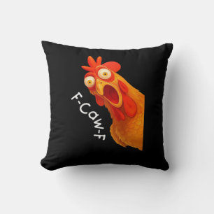 F-Caw-F Chicken Essential Classic Retro Kissen