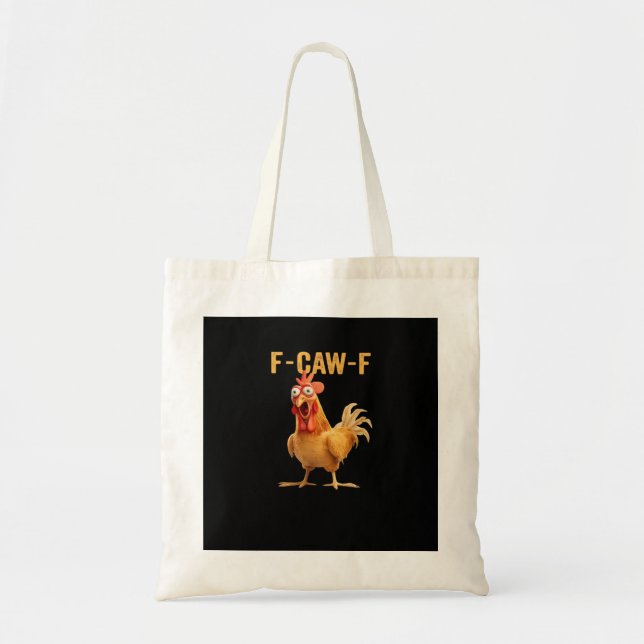 F-Caw-F-Chicken Essential Creative Casual Tragetasche (Vorne)