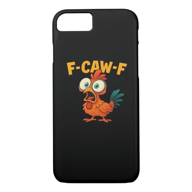 F-Caw-F Chicken Essential Funny Trendy Case-Mate iPhone Hülle (Rückseite)