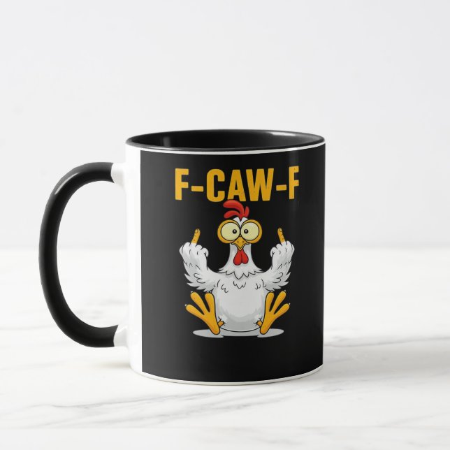 F-Caw-F-Chicken Essential Funny Trendy Tasse (Links)