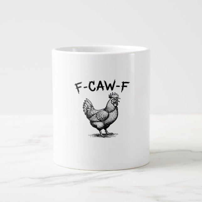 F-Caw-F Chicken Essential Jumbo-Tasse (Vorderseite)