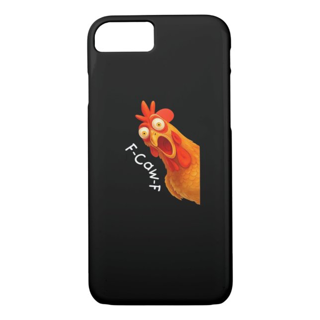 F-Caw-F Chicken Essential Minimal Clean Case-Mate iPhone Hülle (Rückseite)