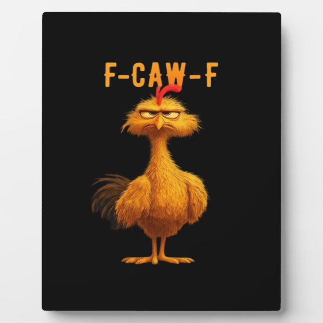 F-Caw-F-Chicken Essential Minimal Clean Fotoplatte (Vorderseite)
