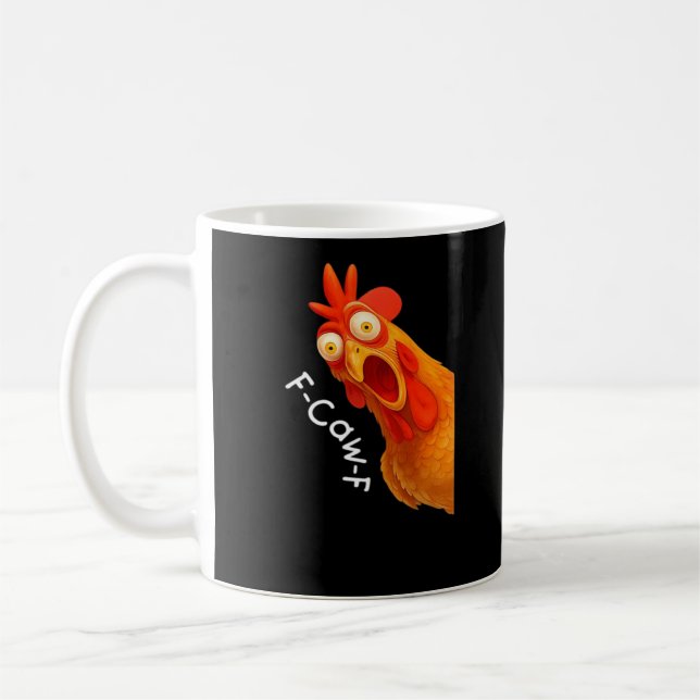 F-Caw-F Chicken Essential Minimal Clean Kaffeetasse (Links)