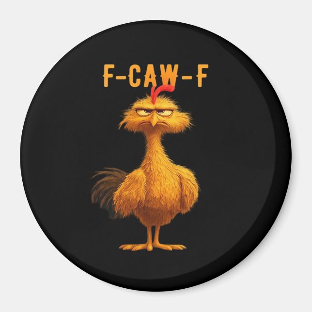 F-Caw-F-Chicken Essential Minimal Clean Magnet (Vorne)