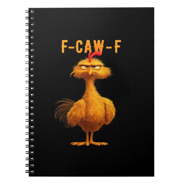 F-Caw-F-Chicken Essential Minimal Clean Notizblock (Vorderseite)
