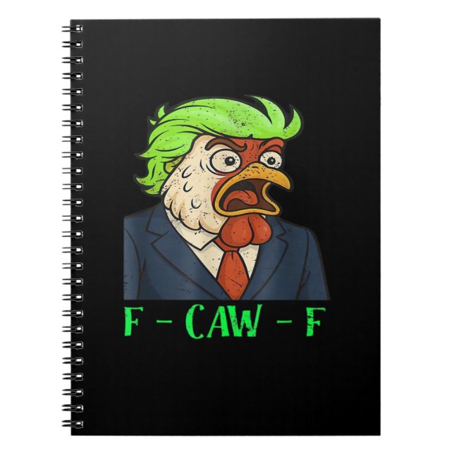 F-Caw-F Chicken Essential Simple Clean Notizblock (Vorderseite)