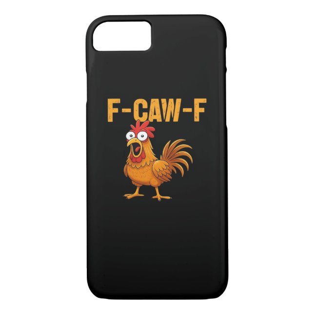 F-Caw-F-Chicken Essential Simple Design Case-Mate iPhone Hülle (Rückseite)