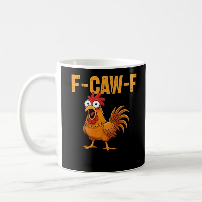 F-Caw-F-Chicken Essential Simple Design Kaffeetasse (Links)