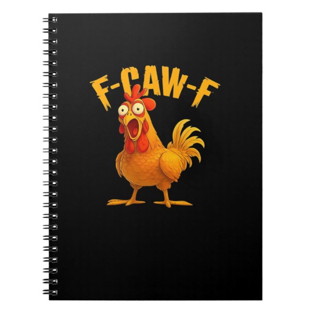 F-Caw-F-Chicken Essential Vintage Cool Notizblock (Vorderseite)