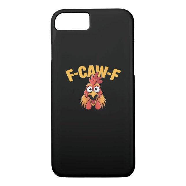 F-Caw-F Chicken Funny Chicken Trendy Casual Case-Mate iPhone Hülle (Rückseite)