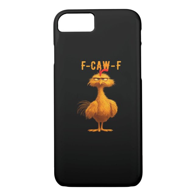 F-Caw-F Chicken Funny Trendy Case-Mate iPhone Hülle (Rückseite)