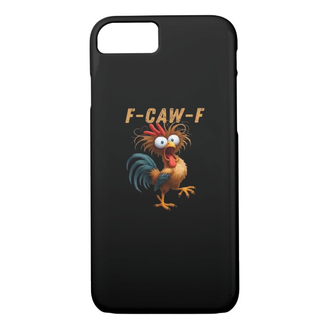 F-Caw-F Chicken Humor Case-Mate iPhone Hülle (Rückseite)