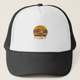 F-Caw-F Chicken Humor Essential Minimal Clean Truckerkappe