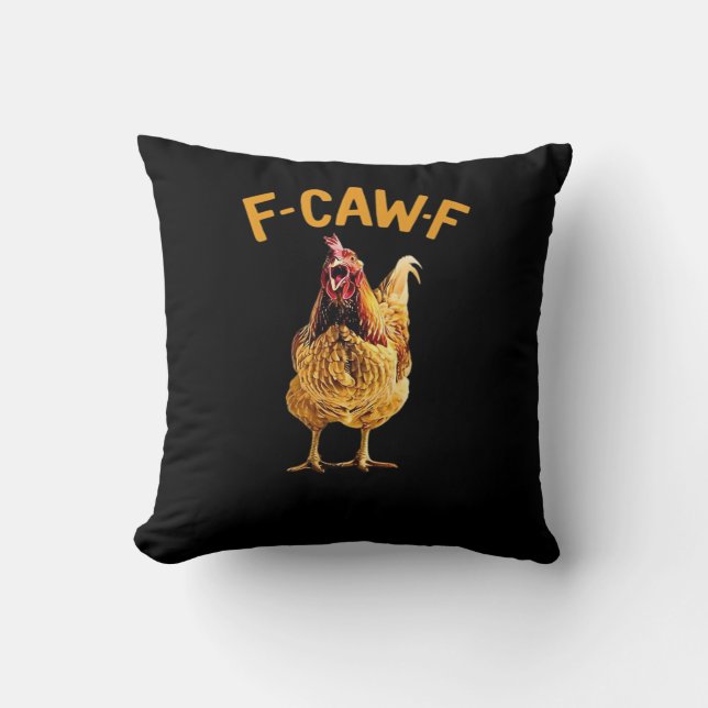 F-Caw-F-Chicken Klassischer Kreativer Stil Kissen (Vorderseite)