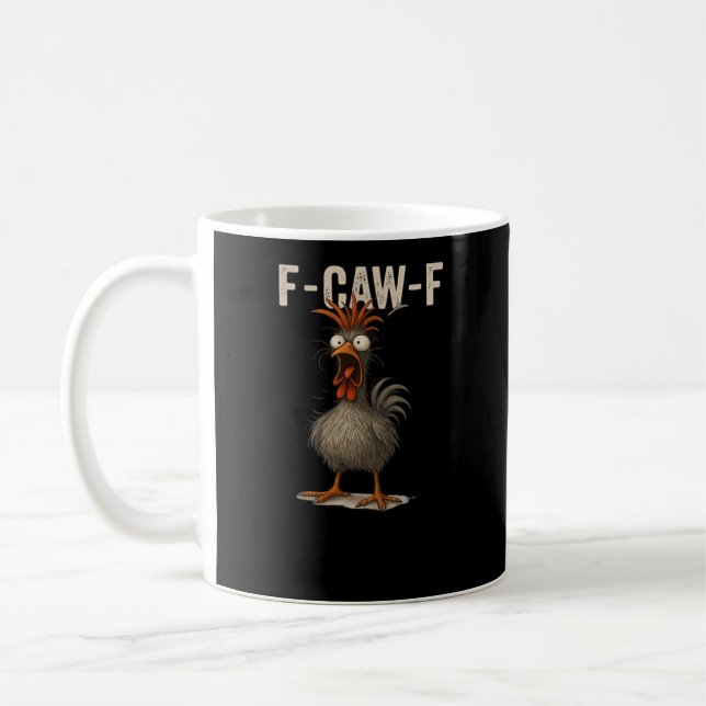 F-Caw-F Chicken Retro Classic Kaffeetasse (Links)